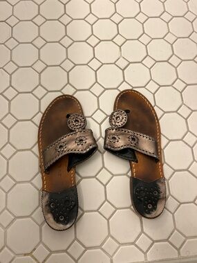 Jack Rogers Metallic Bronze Sandals